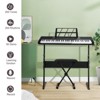 Karl Home 61 Keys  Keyboard with Piano Stand, Piano Bench, Built In Speakers for Beginners - 3 of 4