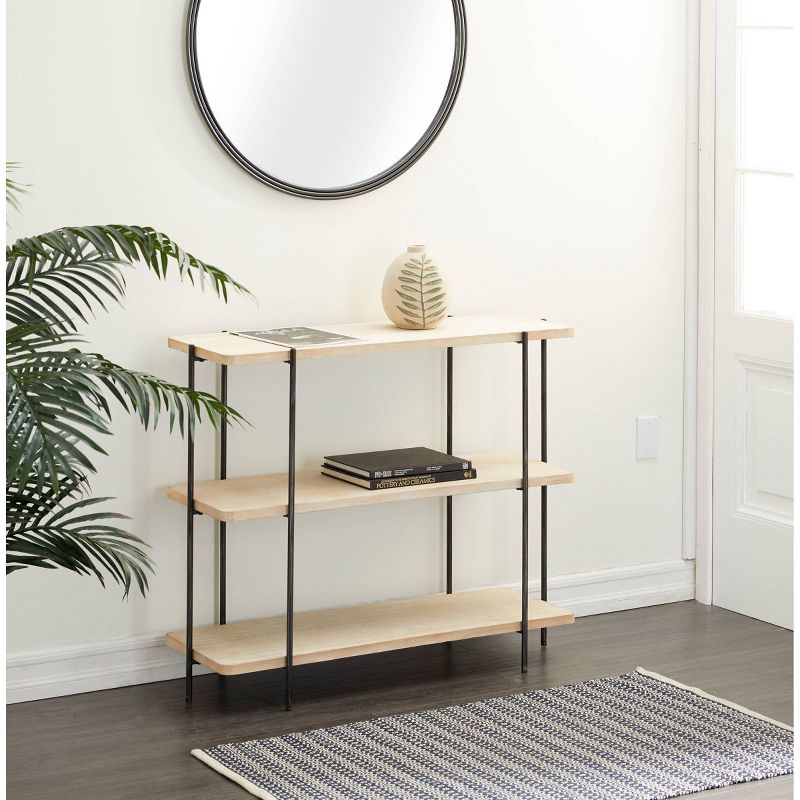 Contemporary Metal Console Table - Olivia &#38; May, 3 of 22