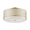 Livex Lighting Arabesque 3 - Light Semi-Flush Mount in  Soft Gold - 2 of 4