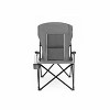 Gulches Outdoor Portable Chairs - High Back Heavy Duty Lawn Chair, Grey - 4 of 4