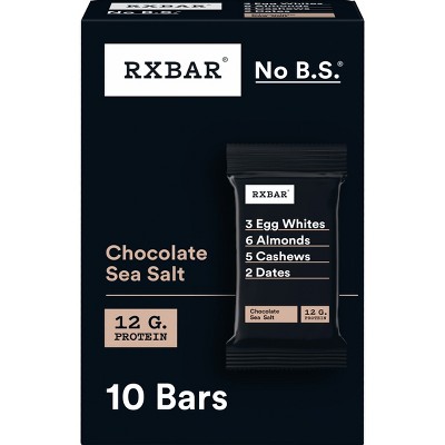 RXBAR Chocolate Sea Salt Protein Bars - 10ct