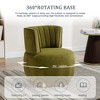 MOONMISS 360 Degree Swivel Cuddle Barrel Accent Sofa Chairs, Round Armchairs with Wide Upholstered - 4 of 4
