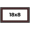 PosterPalooza | Panoramic Linear Brown Picture Frame - UV Acrylic, Foam Board Backing, Hanging Hardware - 2 of 4