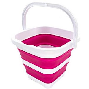 SAMMART 5L (1.3 Gallon) Collapsible Rectangular Handy Basket/Bucket - 1 of 4