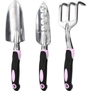 2WAYZ Heavy Duty Garden Tool Set -3 Pieces, Silver - 1 of 4