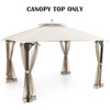 10' x 12' Patio Gazebo Replacement Top Cover 2-Tier Canopy CPAI-84 Outdoor - image 4 of 4