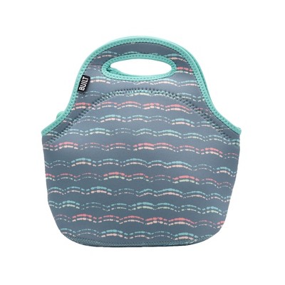 Built Gourmet Getaway Neoprene Lunch Bag - Lightweight Insulated Tote with Zipper, Handles, Large Reusable Flexible Neoprene - Machine Washable