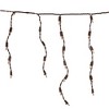 Northlight 100 Count Clear Mini Icicle Christmas Lights - 3.5 ft Brown Wire - 3 of 4
