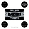 Evergreen Come Back with Tickets Las Vegas Raiders 28" x 16" Woven PVC Indoor Outdoor Doormat - 3 of 4