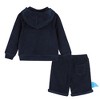 Andy & Evan  Toddler Boys French Terry Hoodie & Shorts Set - 3 of 4