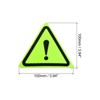 Unique Bargains High Visibility Washable Warning Safety Reflective Stickers 4 Pcs - 2 of 4