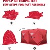 Portable Ice Fishing Tent - Spacious 3 to 4 Person Pop-Up Ice Shack for Winter Fishing - Durable and Weather Resistant - 4 of 4