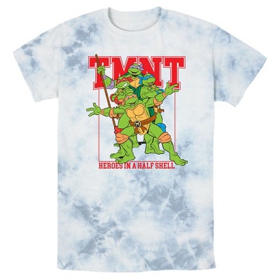 Teenage Mutant Ninja Turtles Mens' Heroes in A Half Shell Tie-Dye T-Shirt