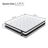 12 Inch King Size Breathable Cover   Certipur-US  Memory Foam Individual Pocket Spring Hybrid Mattress - 4 of 4