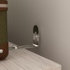 FUFU&GAGA Modern Simple Wardrobe Frosted Glass Door Combination Clothes Storage Cabinet White - 4 of 4