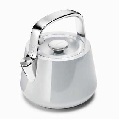 Megachef 2.8l Round Stovetop Whistling Kettle - Brushed Silver : Target