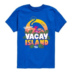 Boys' - Trolls - Welcome Vacay Island Poppy Short Sleeve Graphic T-Shirt - 1 of 4