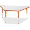 Jonti-Craft Berries Elementary Height Prism Edge Trapezoid Table (30 x 60) in Orange - 2 of 2