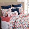 C&F Home Nicole Spring Floral Cotton Quilt Set  - Reversible and Machine Washable - 2 of 4