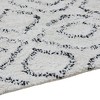 Storied Home Geometric Print Cotton Tufted Bath Mat, Black and White - 4 of 4