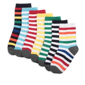 Primary Kids Crew Sock 7-Pack - 1 of 1