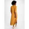 Jessica London Mockneck Slit Maxi Dress - 3 of 4