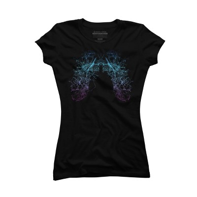 Junior's Design By Humans Veins By designpro44 T-Shirt