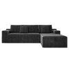 Resenkos 104" Right Chaise Sectional Sofa, L-Shaped Cloud Design with Deep Seating and No Assembly, Grey - 3 of 4