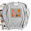 Simply Sage Market Women's Graphic Sweatshirt Checkered Momster Ghost - 3 of 4