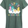 Women's - Care Bears - Happy Hanukkah Short Sleeve Graphic T-Shirt - 2 of 4