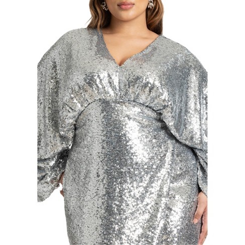 Silver dress outlet target