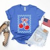 Simply Sage Market Patriotic Cherries Checkered Short Sleeve Tee - 2 of 4