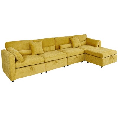 Modern Minimalist Cream Two-Seater Sofa