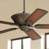 52" Casa Vieja Contessa Vintage Rustic Indoor Ceiling Fan Bronze Copper Shaded Cherry for Living Kitchen House Bedroom Family Dining Home Office Room - 2 of 4