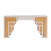 TOV Furniture Suzie Cream & Rattan Desk - 3 of 4