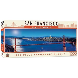 MasterPieces Inc San Francisco California 1000 Piece Panoramic Jigsaw Puzzle - 1 of 4