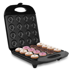 Mojgar Mini Donut Maker Machine For Kids Snack Breakfast Desserts With 16 Doughnuts Holes Non Stick Coating - 1 of 4