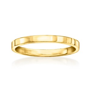 RS Pure by Ross-Simons 18kt Gold Vermeil Small-Band Ring - 1 of 4