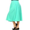 Women's Plus Size Tasmin Flare Midi Skirts - White Mark - 2 of 3