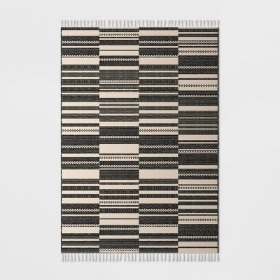 Tapestry Outdoor Rug Charcoal/Ivory - Project 62™