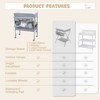 Portable Baby Changing Tables, Foldable Diaper Change Table with Drawers - 2 of 4