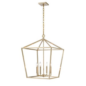 Millennium Lighting 4 - Light Pendant in  Modern Gold - 1 of 2