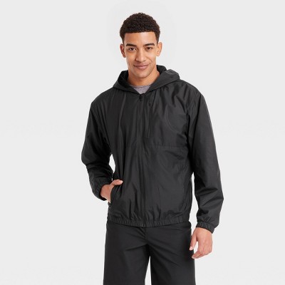 Men's Windbreaker Jacket - All In Motion™ Black L