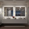 Apmir Super Bright 192 LEDs/m Back LED Lighted Anti-Fog Tempered Glass Bathroom/Vanity Mirror with ETL & 3-Year Warranty - 4 of 4