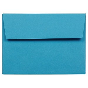 JAM PAPER #10 Business Colored Envelopes - 4 1/8 x 9 1/2 - Blue Recycled - 100/Pack - 1 of 1