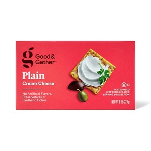 Plain Cream Cheese Bar - 8oz - Good & Gather™ - 1 of 3