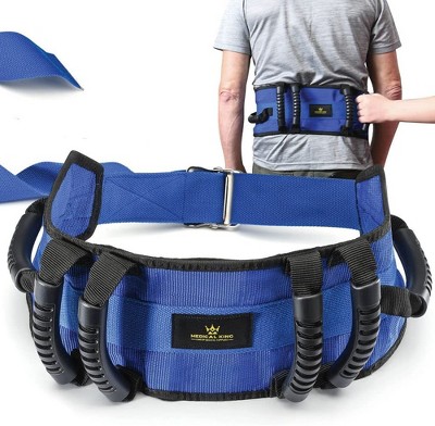 Transfer Belt With 6 Handles Gait Belt With Release Metal Buckle