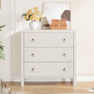 7 Drawer Dresser for Bedroom, Wooden Chest of Dressers for Deep Drawers, Modern Dressers Organizer with Round Handle,TV Stand - 1 of 4
