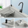 Karl Home 40 in.W Utility Sink Washing Room Sink Big Laundry Tub with Faucet - 4 of 4