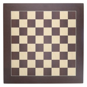 WE Games Deluxe Wenge and Sycamore Wooden Chess Board - 21.625 inches - 1 of 4